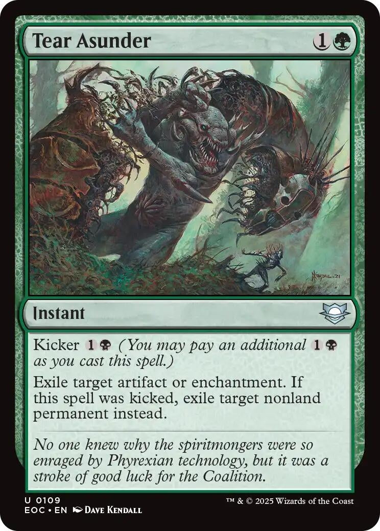Image for Tear Asunder (109) (EOC) - Magic: The Gathering