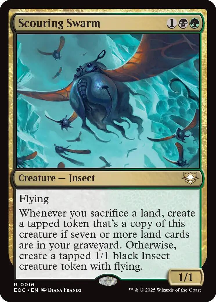 Image for Scouring Swarm (16) (EOC) - Magic: The Gathering