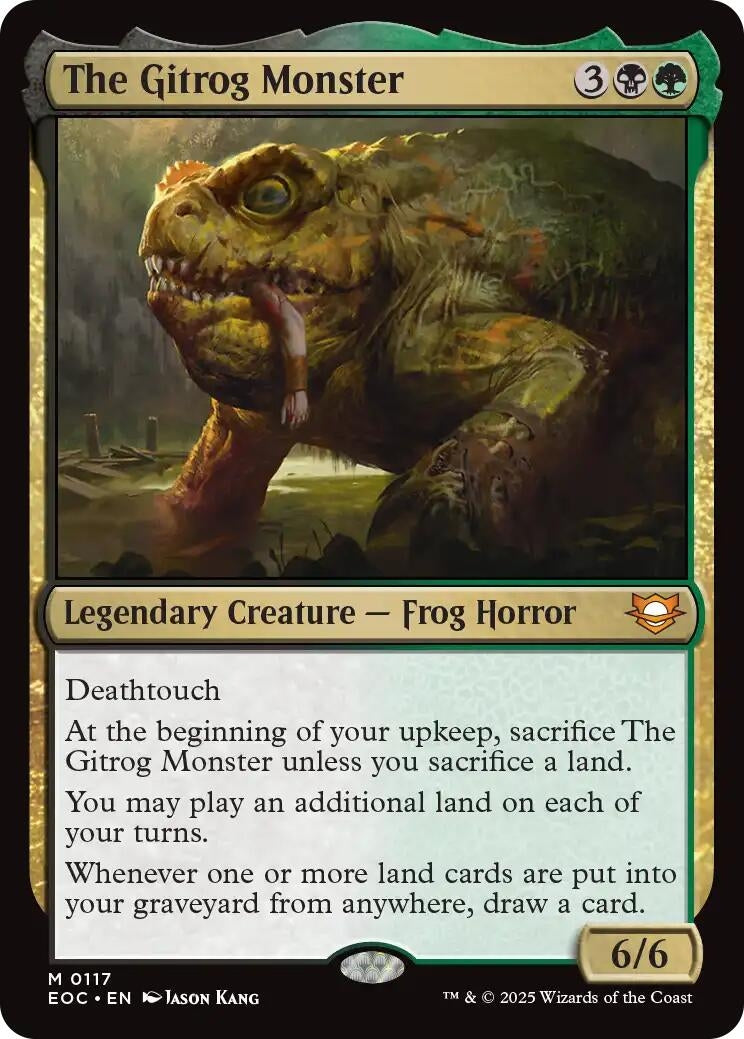 Image for The Gitrog Monster (117) (EOC) - Magic: The Gathering