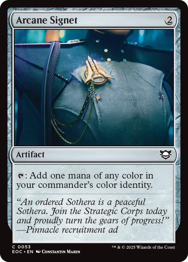 Image for Arcane Signet (53) (EOC) - Magic: The Gathering