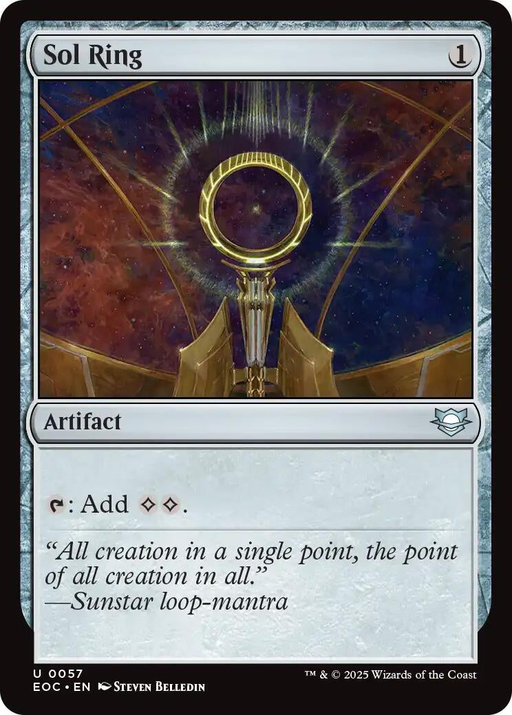 Image for Sol Ring (57) (EOC) - Magic: The Gathering