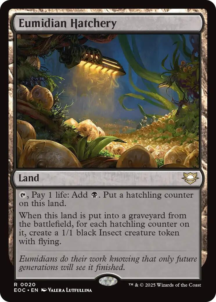 Image for Eumidian Hatchery (20) (EOC) - Magic: The Gathering