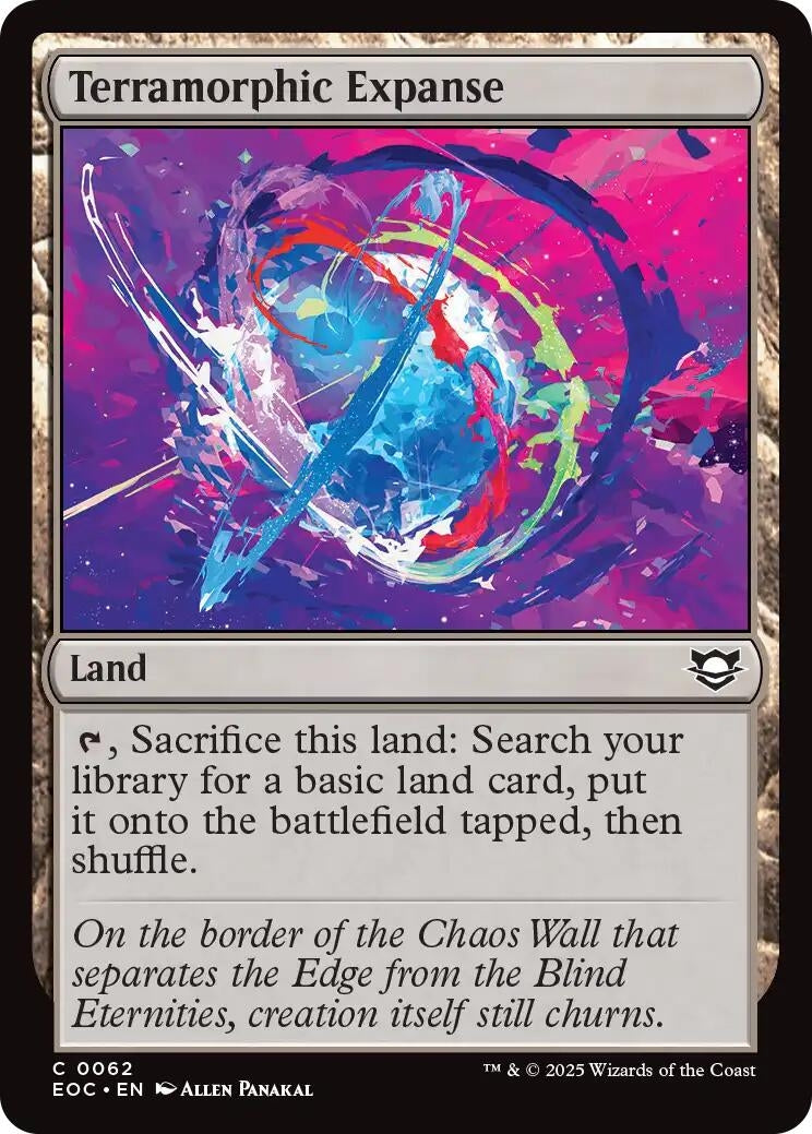 Image for Terramorphic Expanse (62) (EOC) - Magic: The Gathering