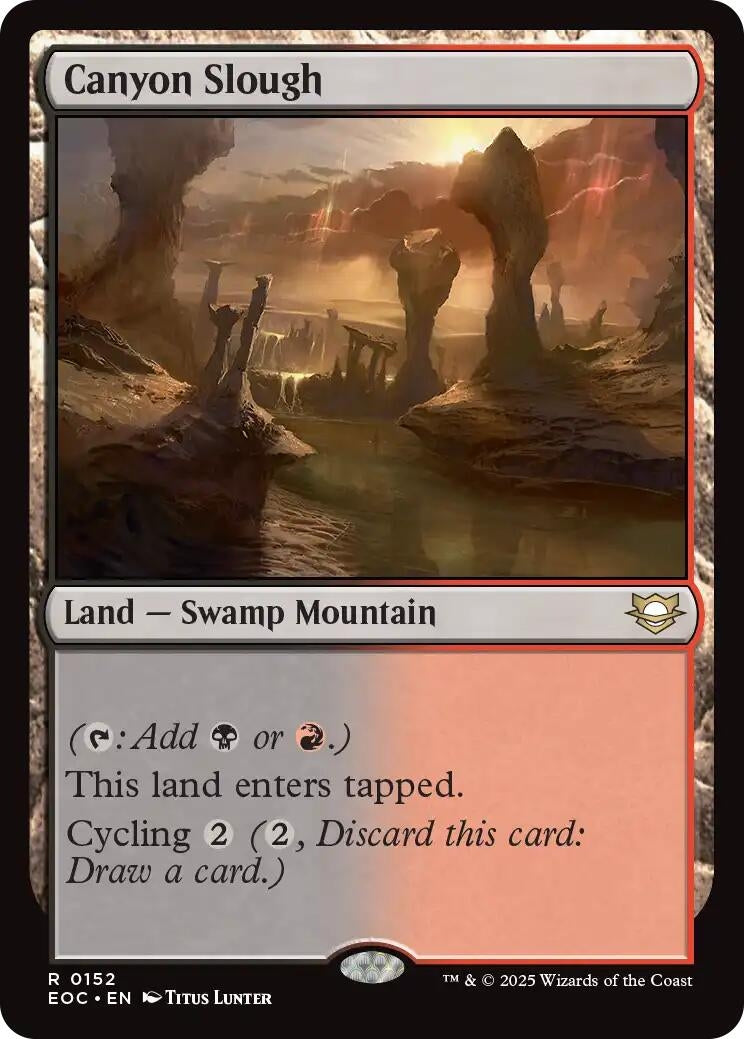 Image for Canyon Slough (152) (EOC) - Magic: The Gathering