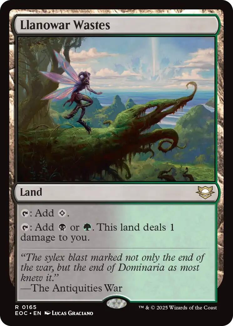 Image for Llanowar Wastes (165) (EOC) - Magic: The Gathering