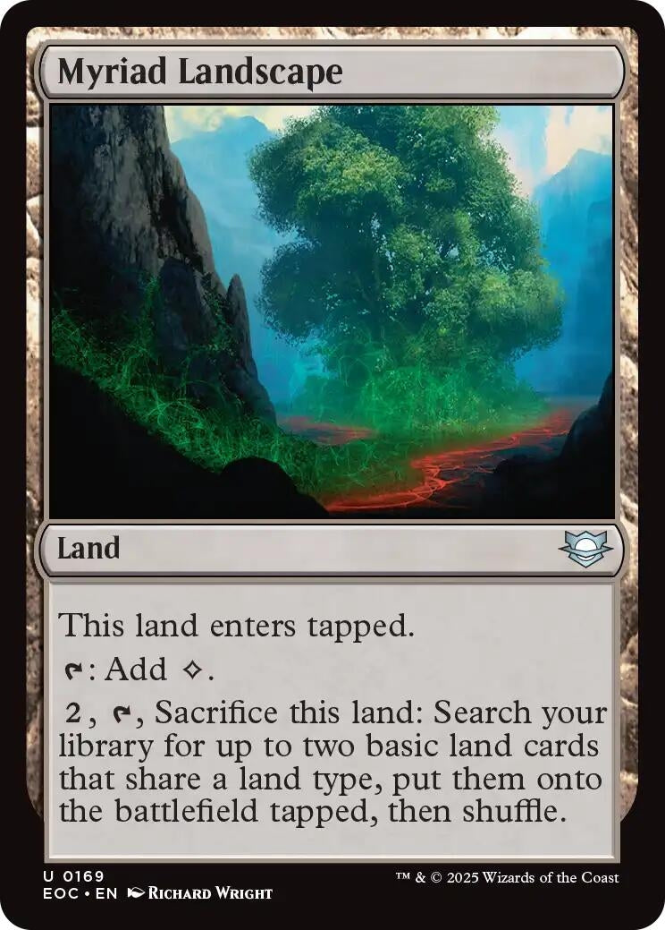 Image for Myriad Landscape (169) (EOC) - Magic: The Gathering