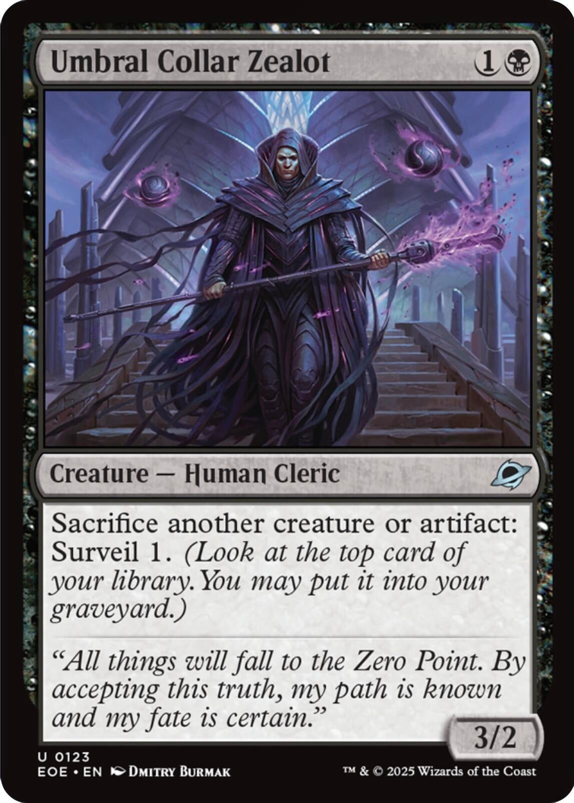 Image for Umbral Collar Zealot (123) (EOE) - Magic: The Gathering