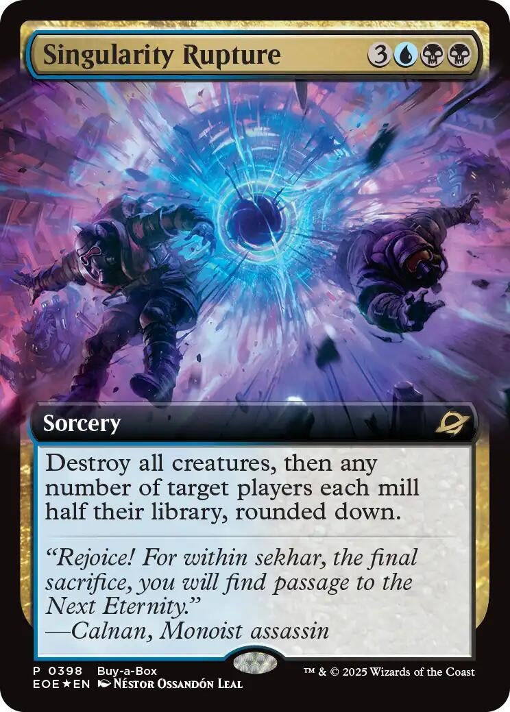 Singularity Rupture (Extended Art) (398) (BABP)