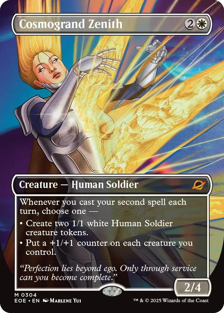 Image for Cosmogrand Zenith (Borderless) (304) (EOE) - Magic: The Gathering