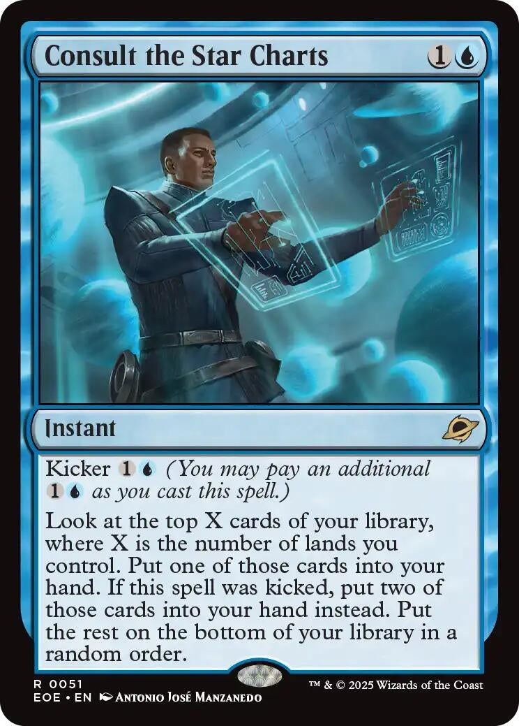 Image for Consult the Star Charts (51) (EOE) - Magic: The Gathering
