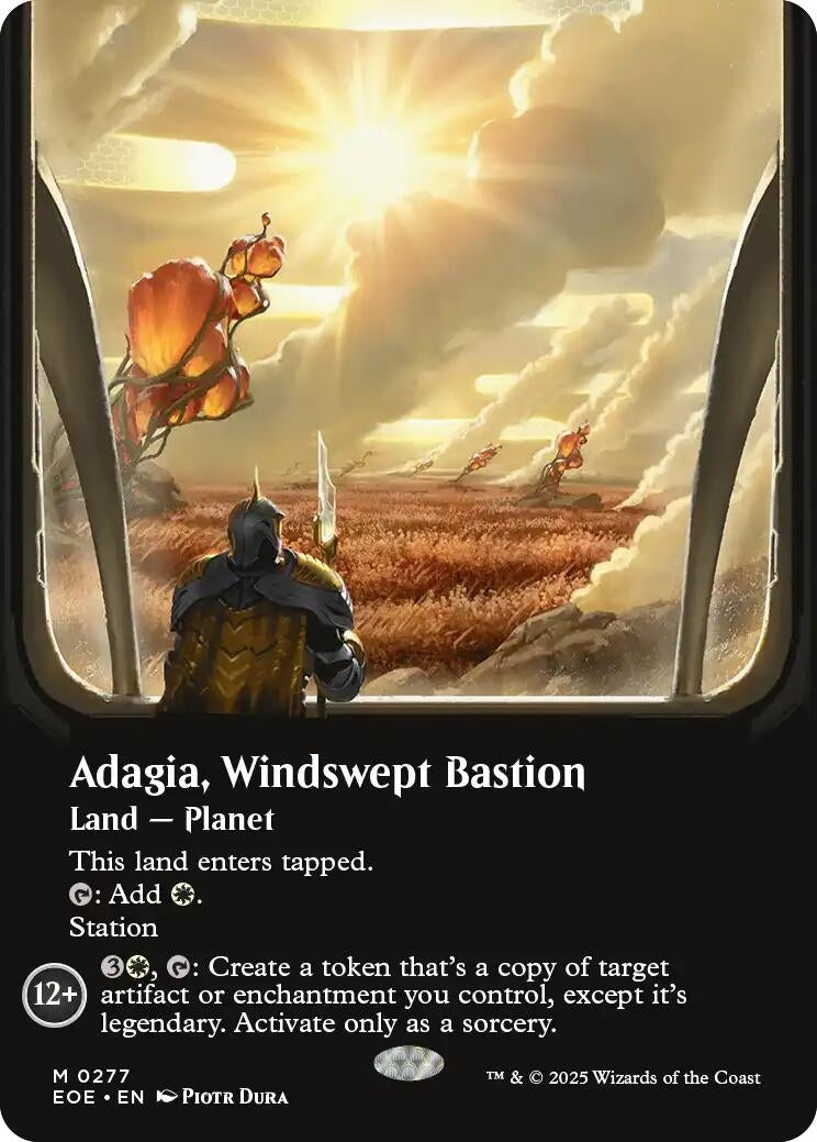 Image for Adagia, Windswept Bastion (Borderless) (277) (EOE) - Magic: The Gathering