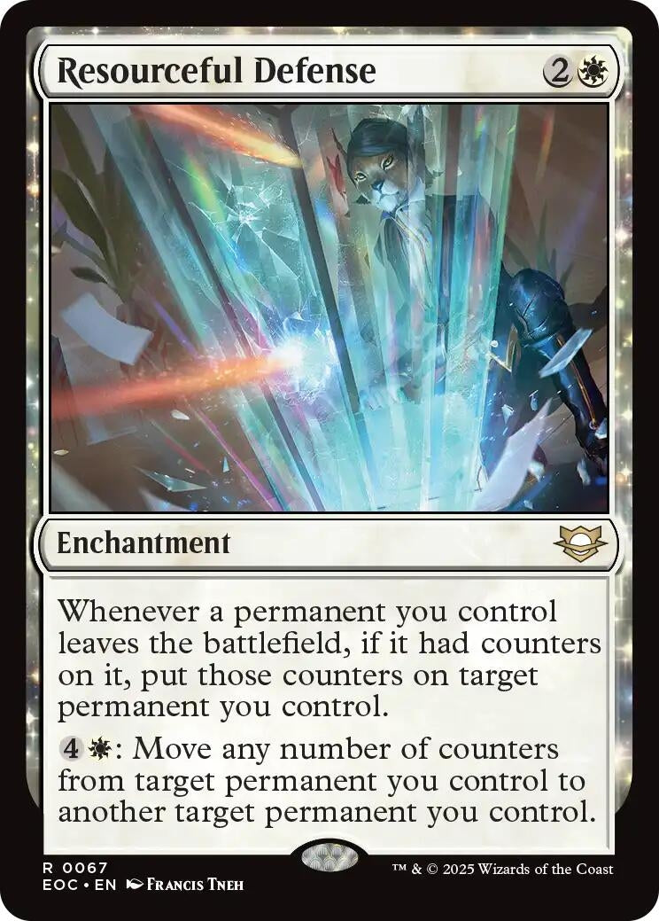 Image for Resourceful Defense (67) (EOC) - Magic: The Gathering