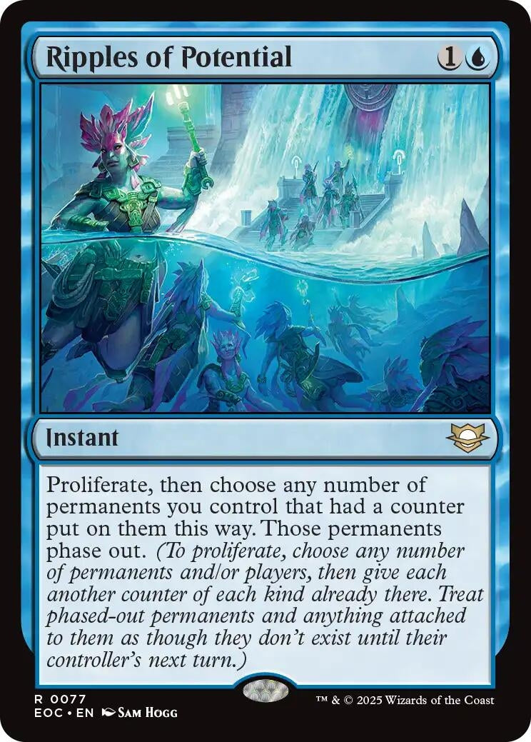 Image for Ripples of Potential (77) (EOC) - Magic: The Gathering