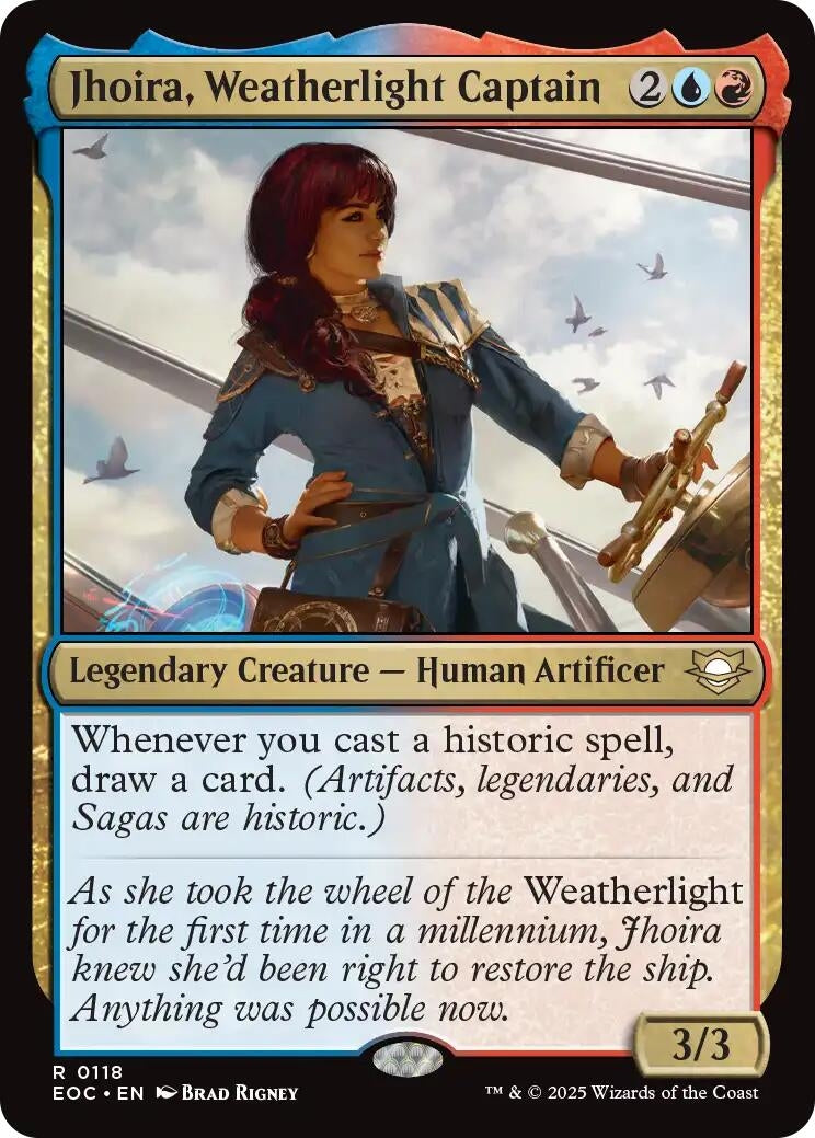 Image for Jhoira, Weatherlight Captain (118) (EOC) - Magic: The Gathering