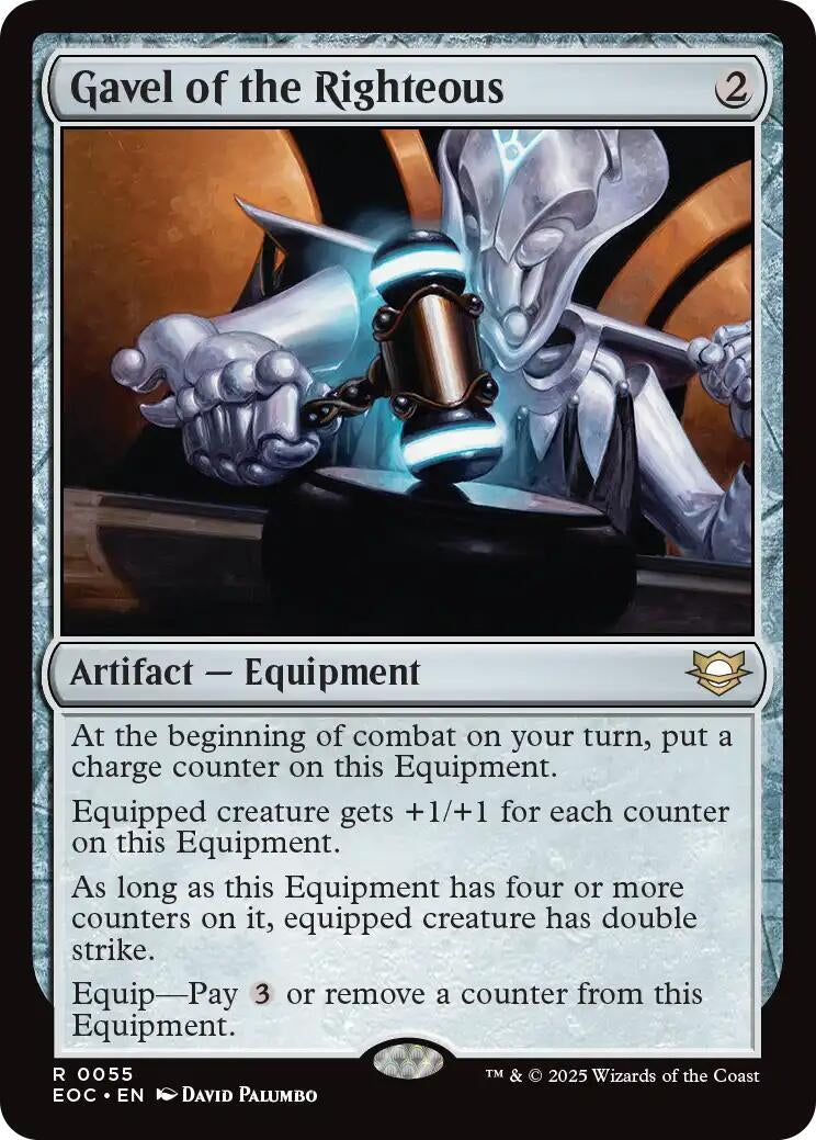 Image for Gavel of the Righteous (55) (EOC) - Magic: The Gathering