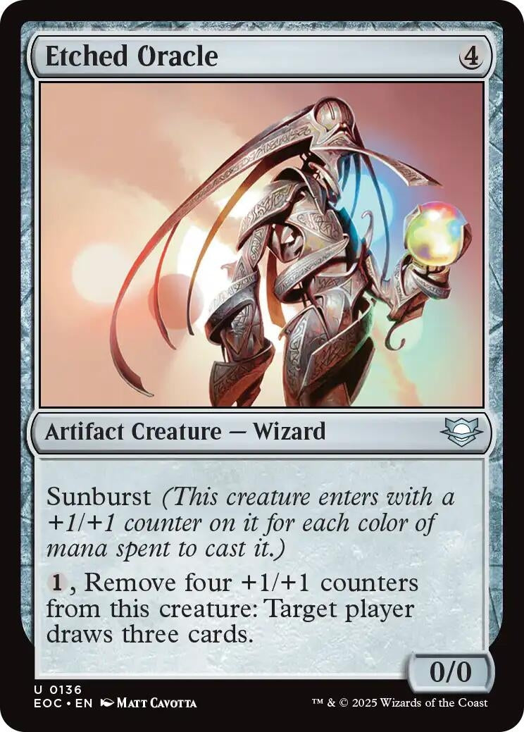 Image for Etched Oracle (136) (EOC) - Magic: The Gathering