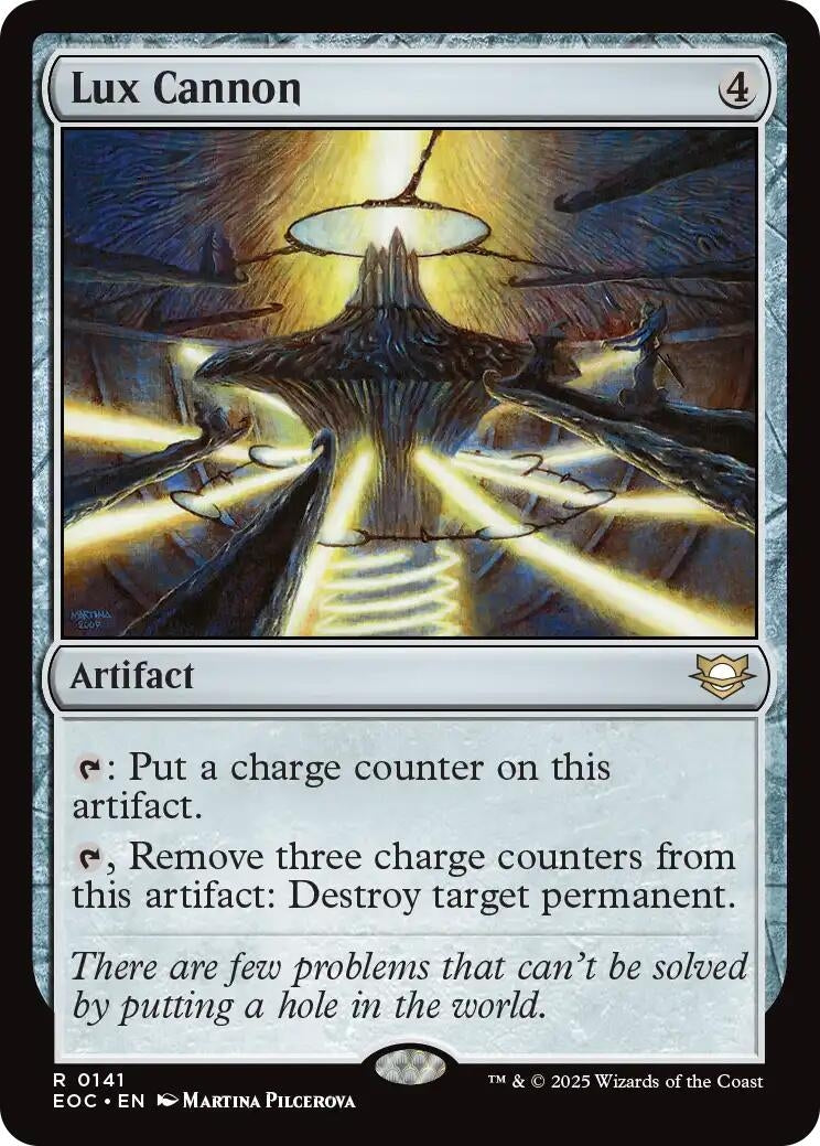 Image for Lux Cannon (141) (EOC) - Magic: The Gathering