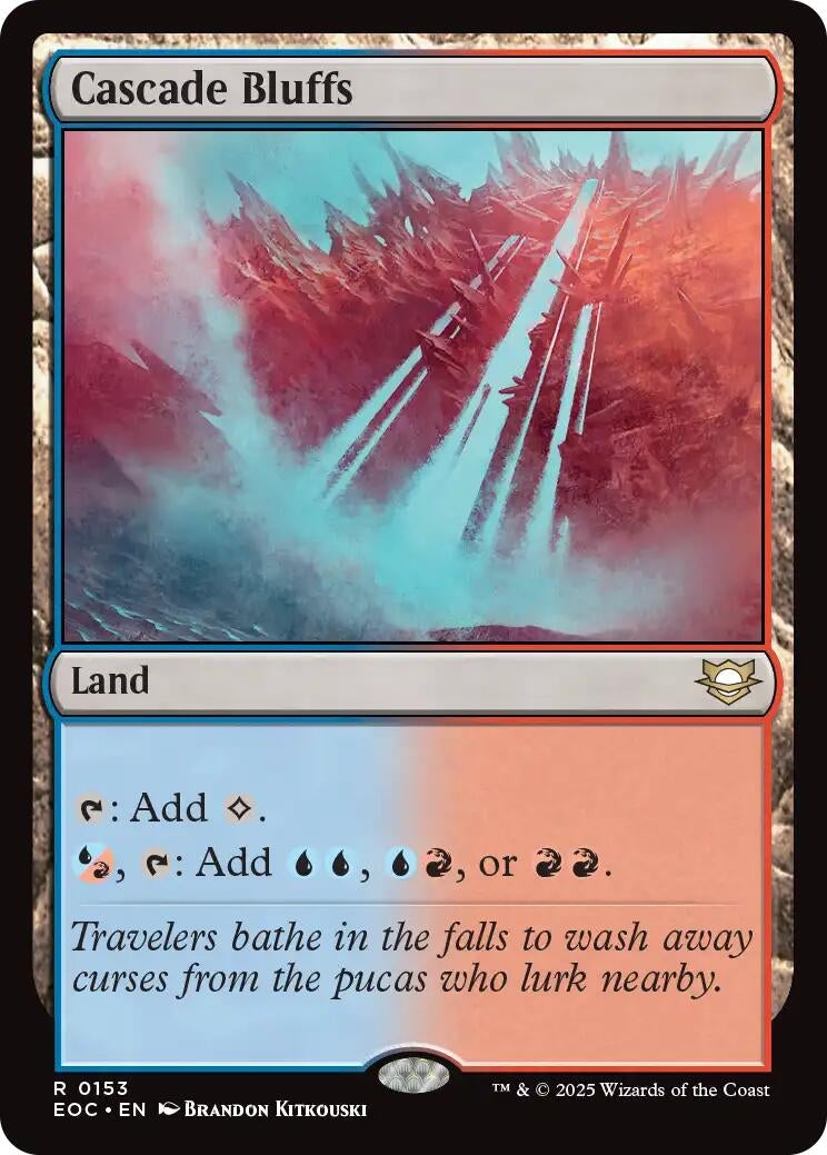 Image for Cascade Bluffs (153) (EOC) - Magic: The Gathering