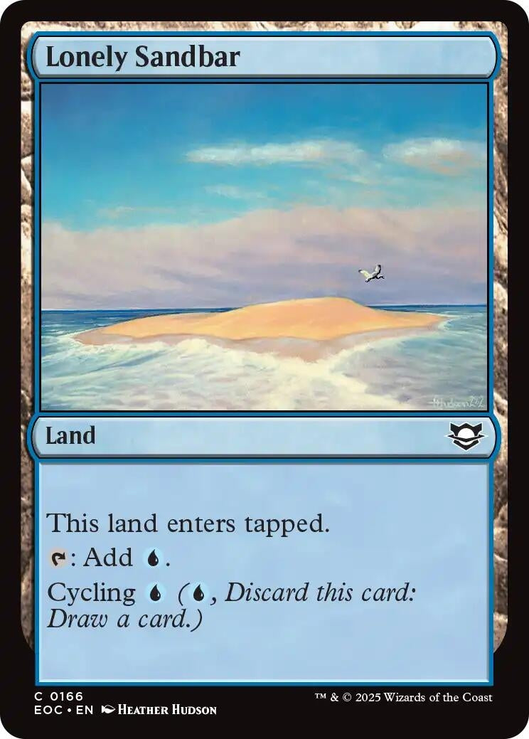Image for Lonely Sandbar (166) (EOC) - Magic: The Gathering