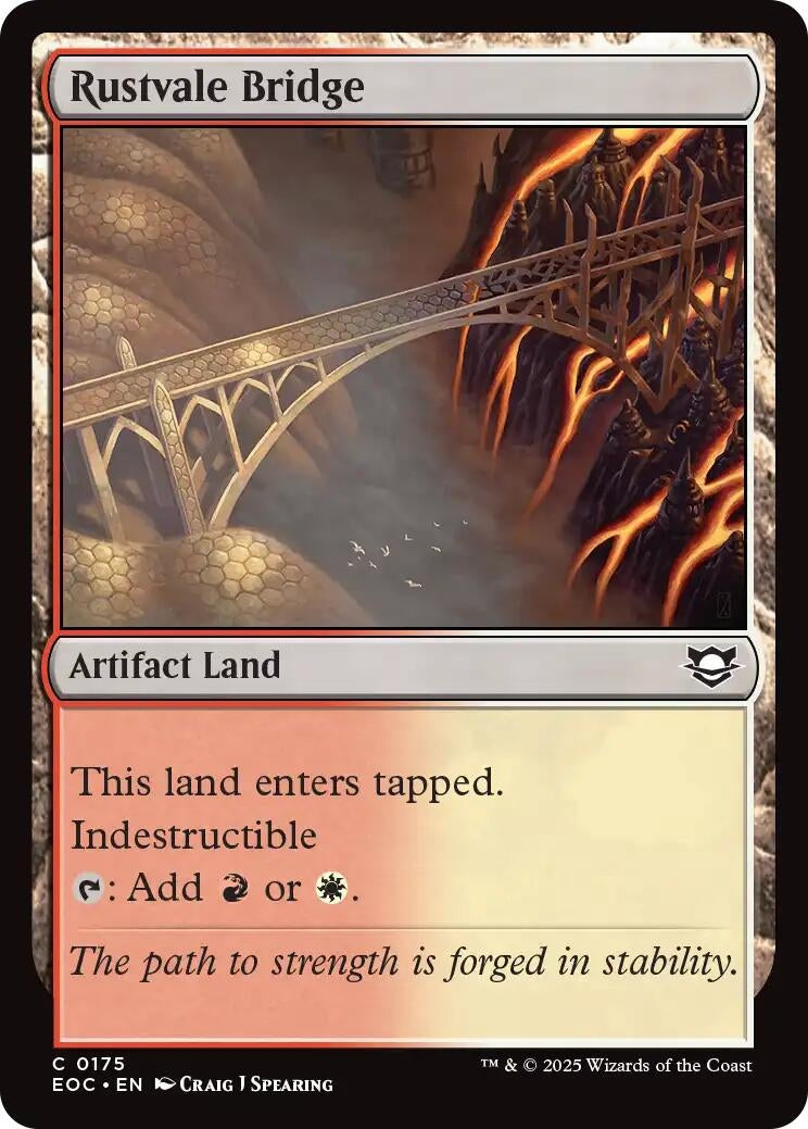 Image for Rustvale Bridge (175) (EOC) - Magic: The Gathering