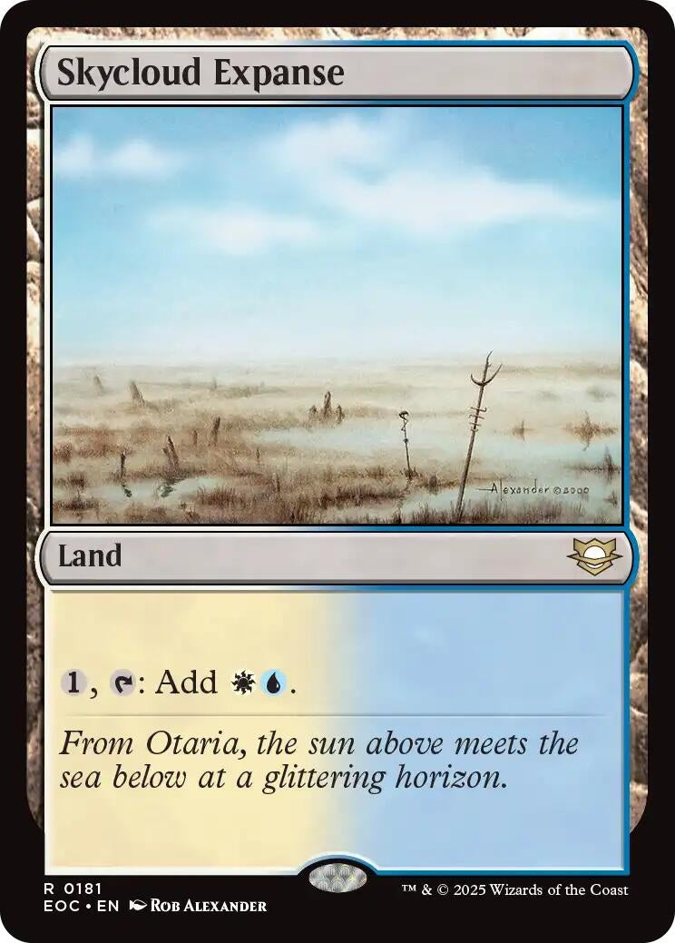 Image for Skycloud Expanse (181) (EOC) - Magic: The Gathering