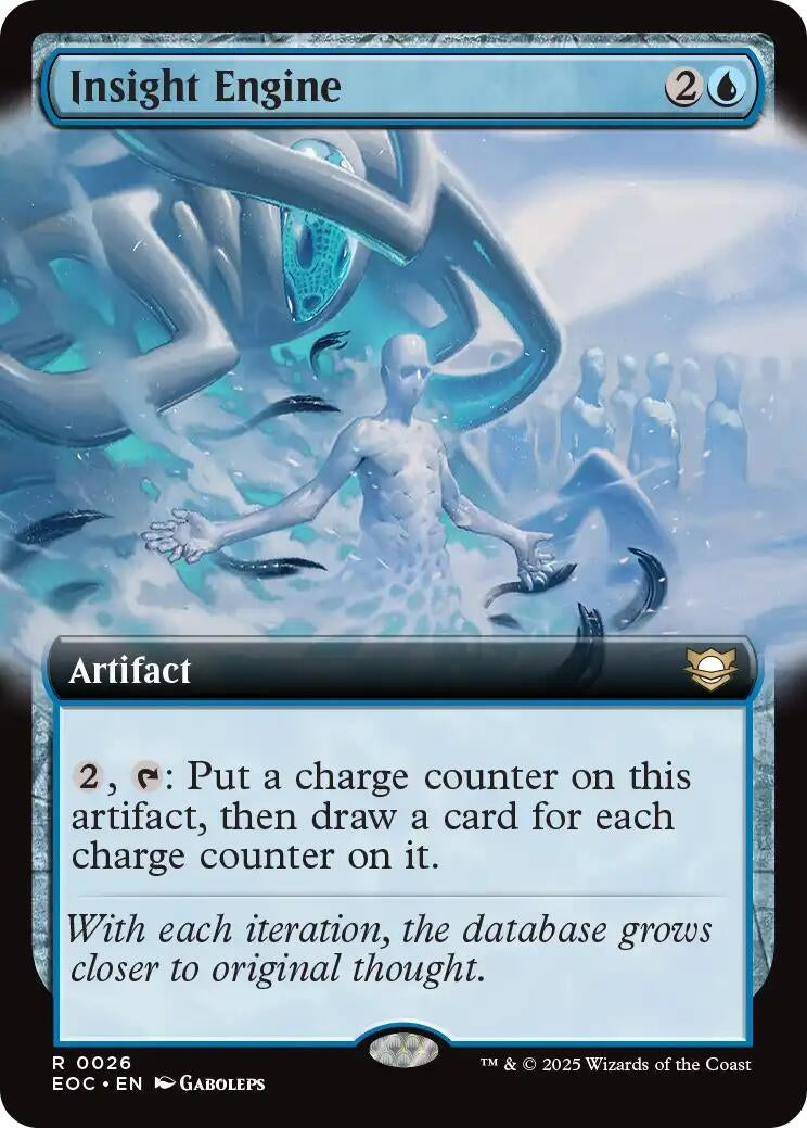 Image for Insight Engine (Extended Art) (26) (EOC) - Magic: The Gathering