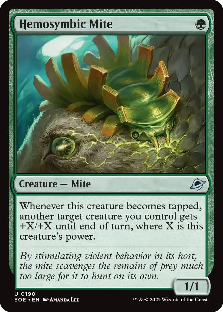 Image for Hemosymbic Mite (190) (EOE) - Magic: The Gathering