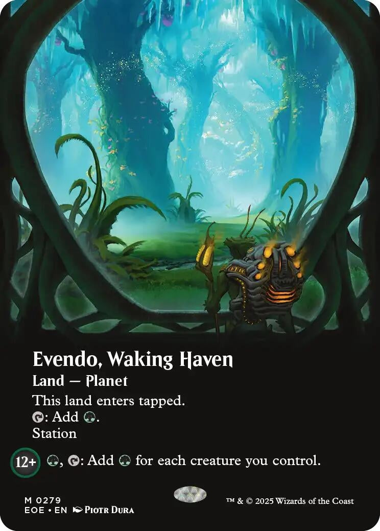 Image for Evendo, Waking Haven (Borderless) (279) (EOE) - Magic: The Gathering