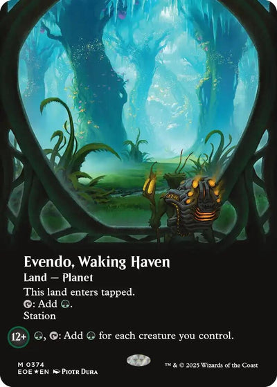 Evendo, Waking Haven (Borderless) (Galaxy Foil) (374) (EOE)