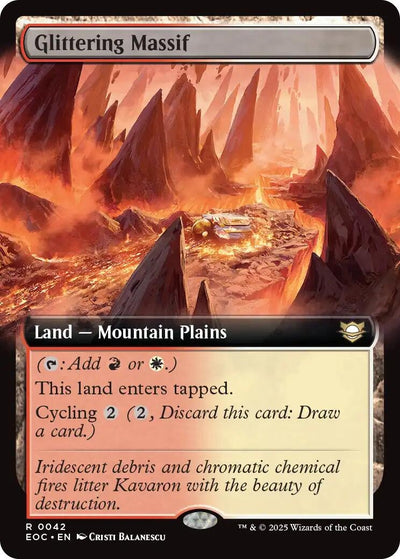 Glittering Massif (Extended Art) (42) (EOC)