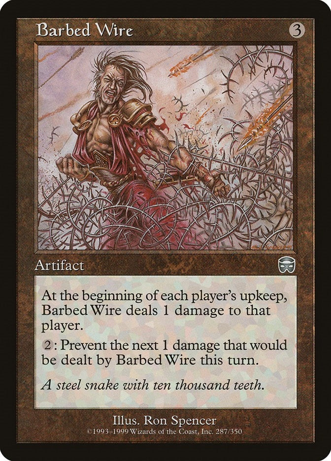 Image for Barbed Wire (287) (MMQ) - Magic: The Gathering