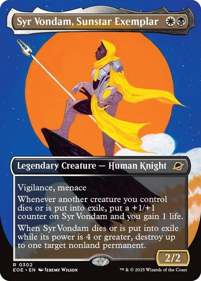 Syr Vondam, Sunstar Exemplar (Borderless) (302) (EOE)