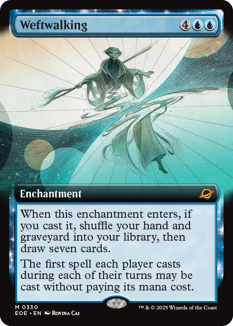 Image for Weftwalking (Extended Art) (330) (EOE) - Magic: The Gathering