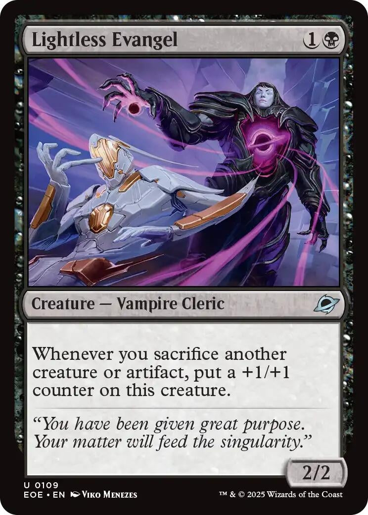 Image for Lightless Evangel (109) (EOE) - Magic: The Gathering