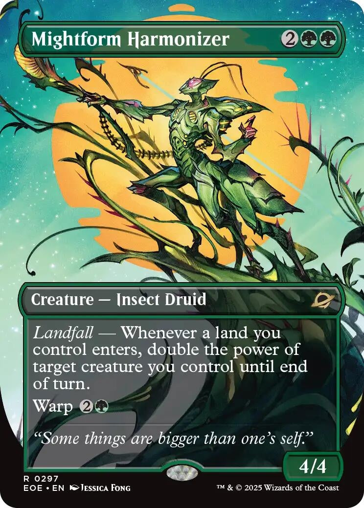 Image for Mightform Harmonizer (Borderless) (297) (EOE) - Magic: The Gathering