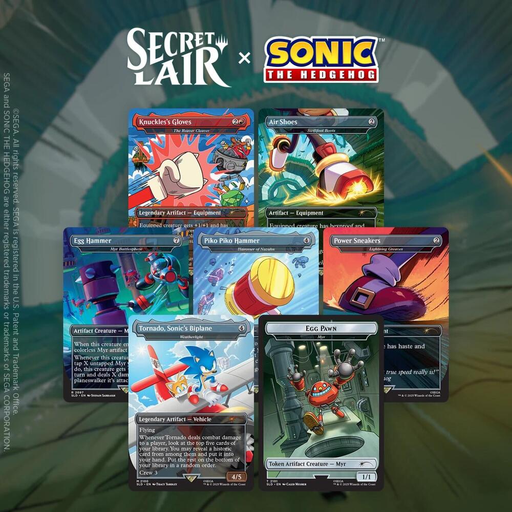 Secret Lair Sonic The Hedgehog Turbo Gear