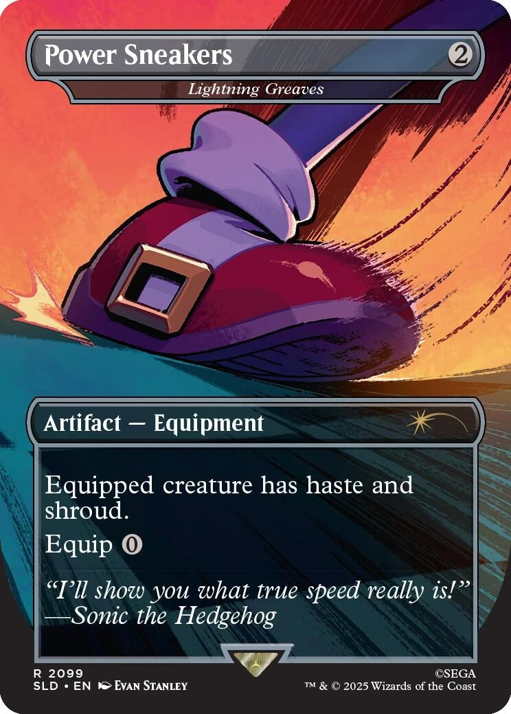 Image for Power Sneakers - Lightning Greaves (2099) (SLD) - Magic: The Gathering