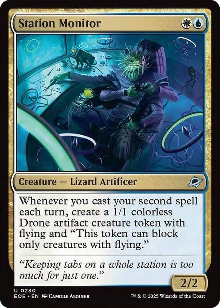 Image for Station Monitor (230) (EOE) - Magic: The Gathering