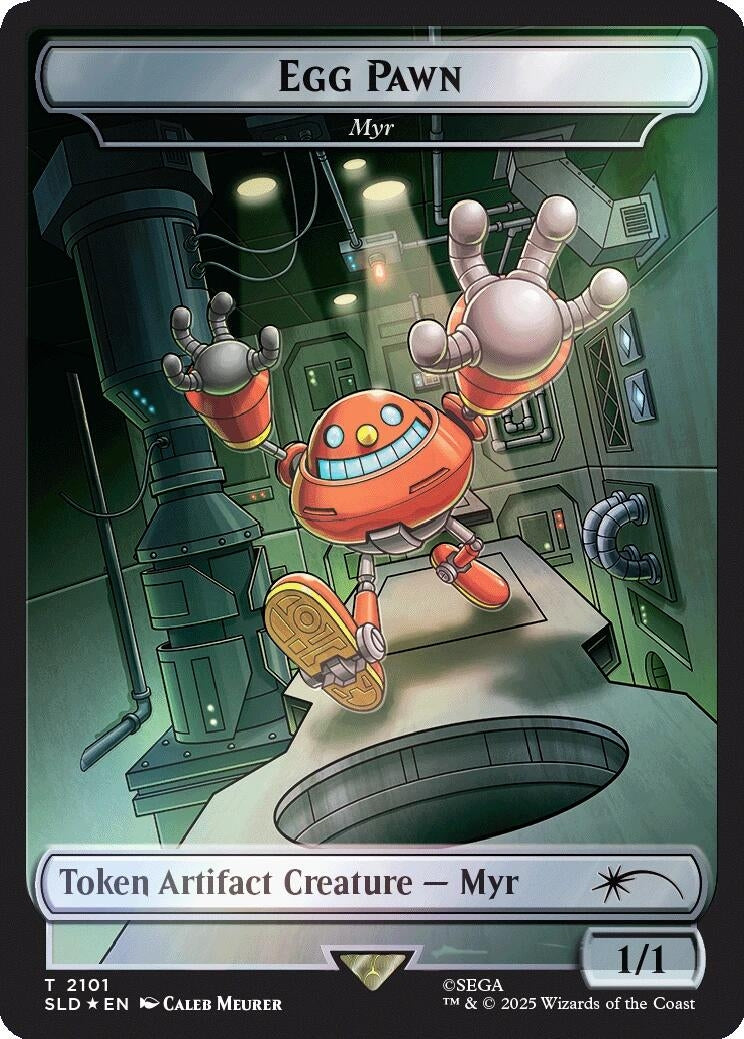 Image for Egg Pawn - Myr Token (Rainbow Foil) (2101) (SLD) - Magic: The Gathering