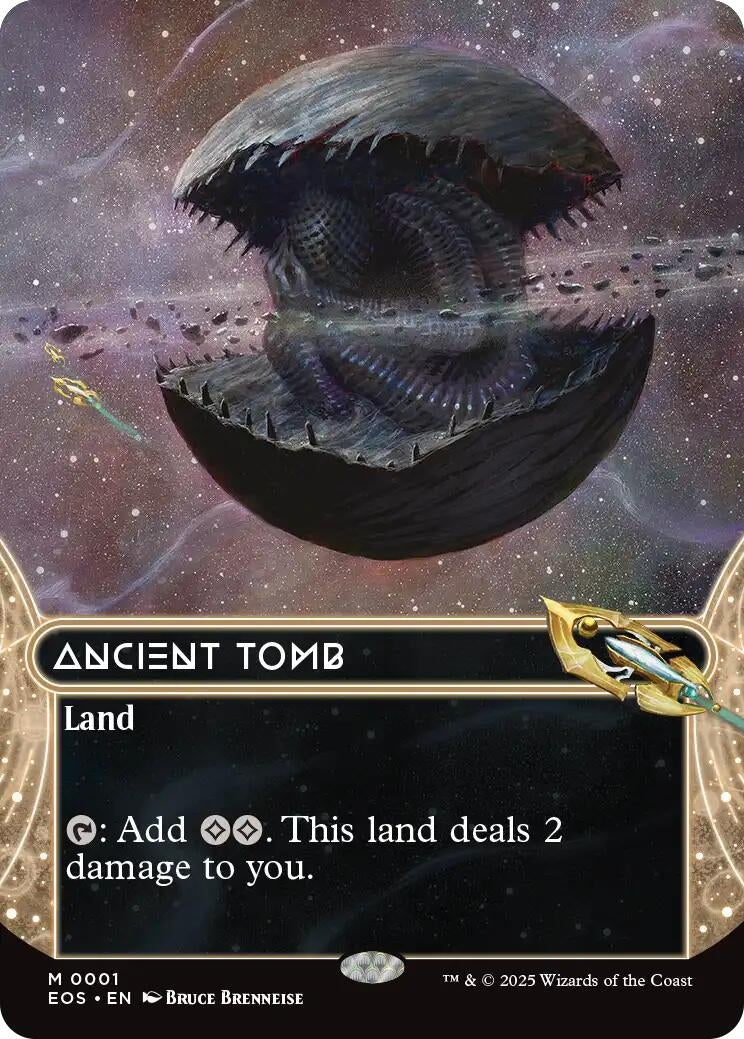 Image for Ancient Tomb (0001) (Borderless) (1) (EOS) - Magic: The Gathering
