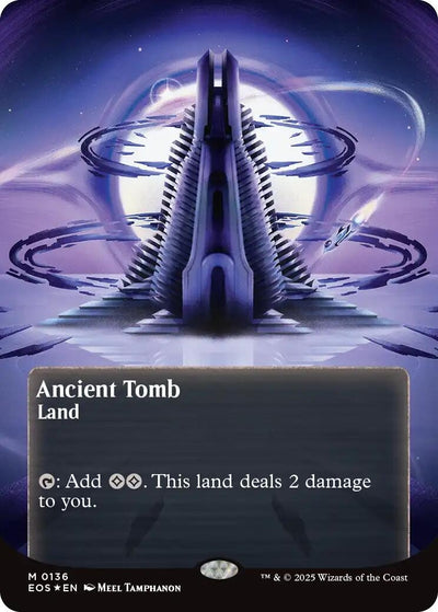 Ancient Tomb (0136) (Borderless) (Galaxy Foil) (136) (EOS)