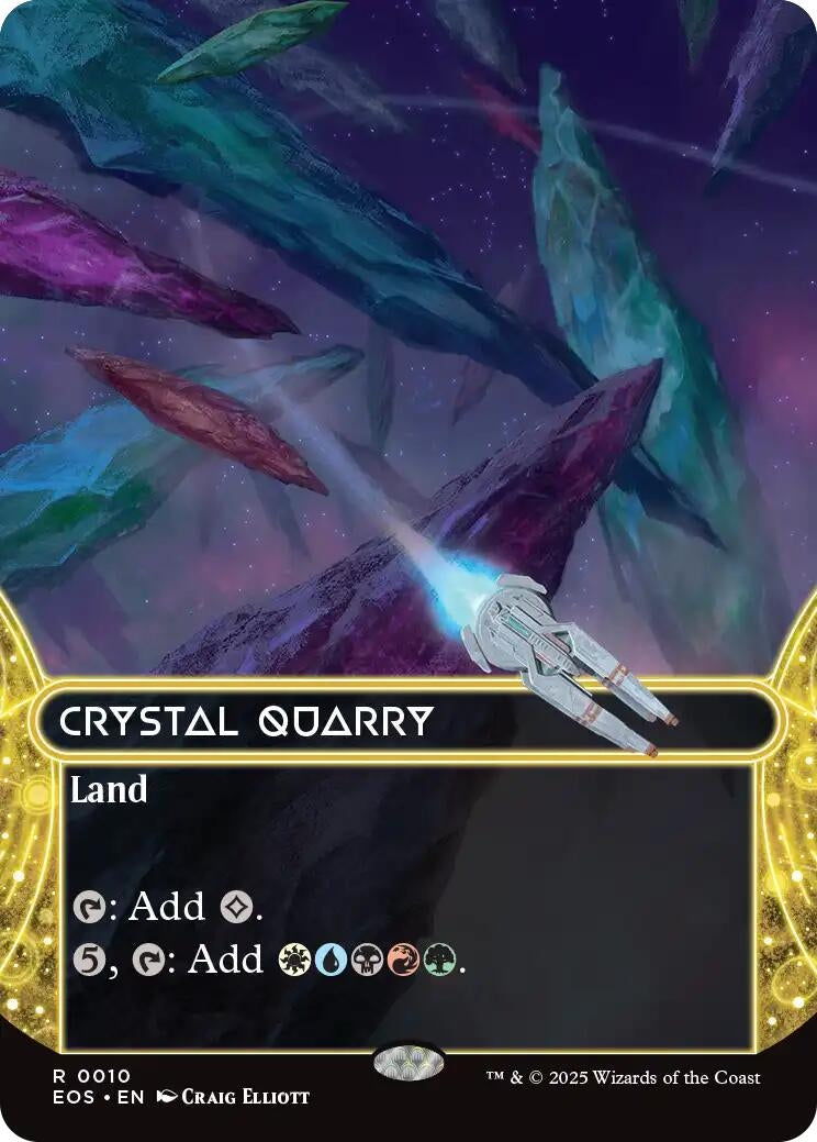 Image for Crystal Quarry (0010) (Borderless) (10) (EOS) - Magic: The Gathering