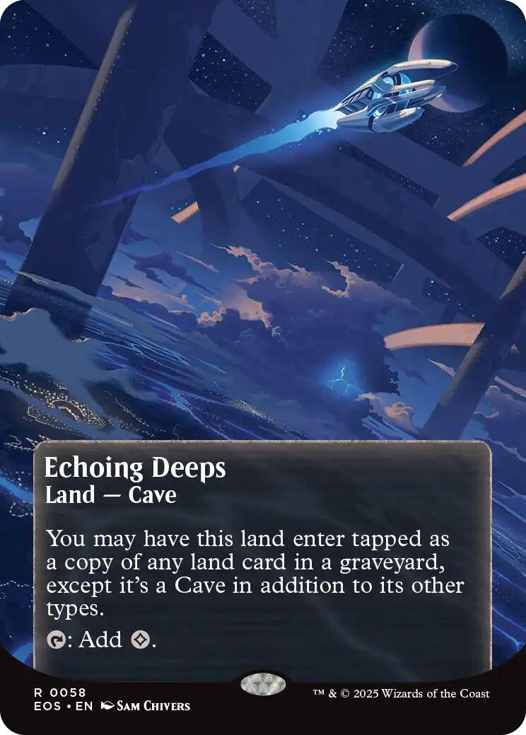 Image for Echoing Deeps (0058) (Borderless) (58) (EOS) - Magic: The Gathering