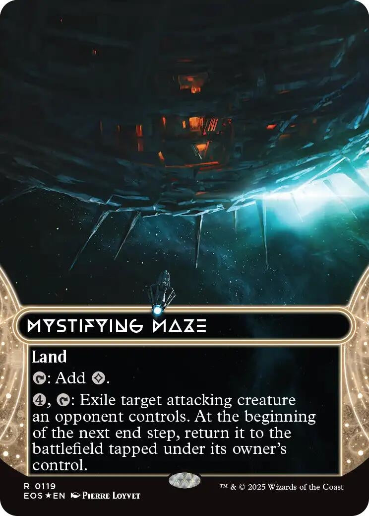 Image for Mystifying Maze (0119) (Borderless) (Galaxy Foil) (119) (EOS) - Magic: The Gathering