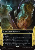 Image for Plaza of Heroes (0123) (Borderless) (Galaxy Foil) (123) (EOS) - Magic: The Gathering