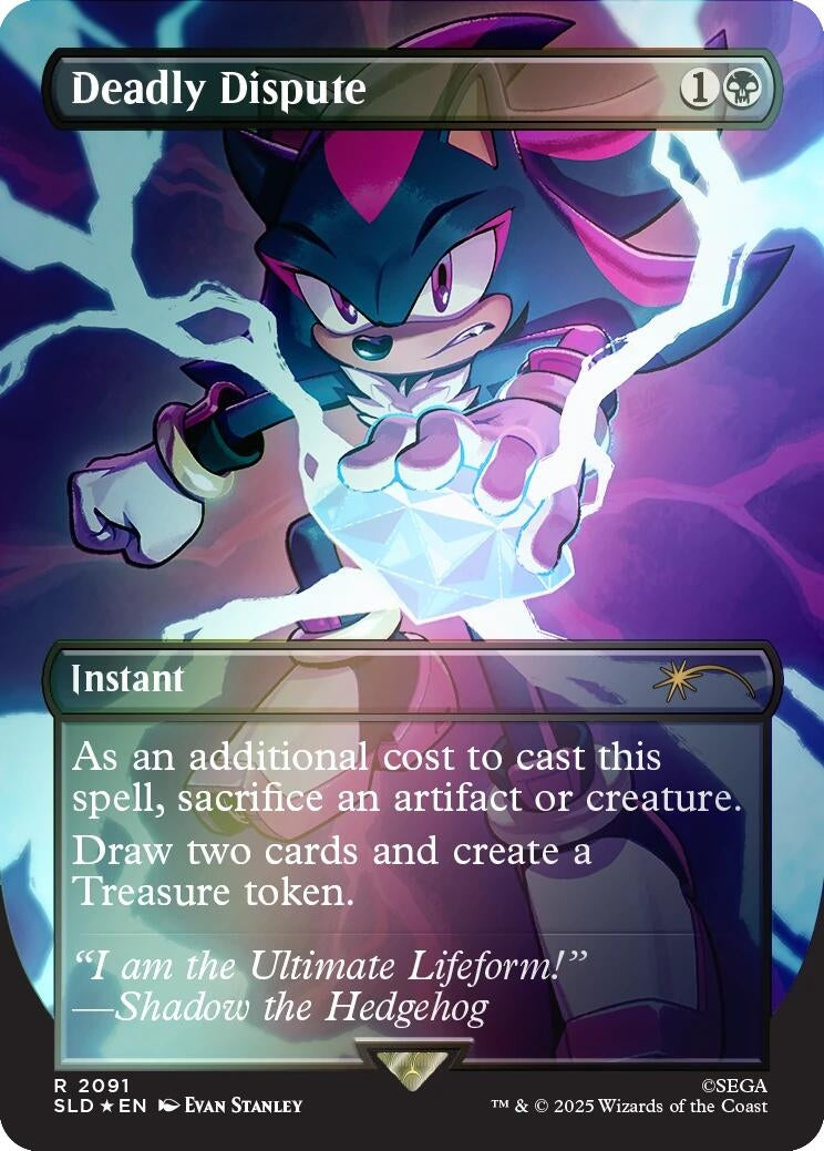 Image for Deadly Dispute (2091) (Rainbow Foil) (2091) (SLD) - Magic: The Gathering