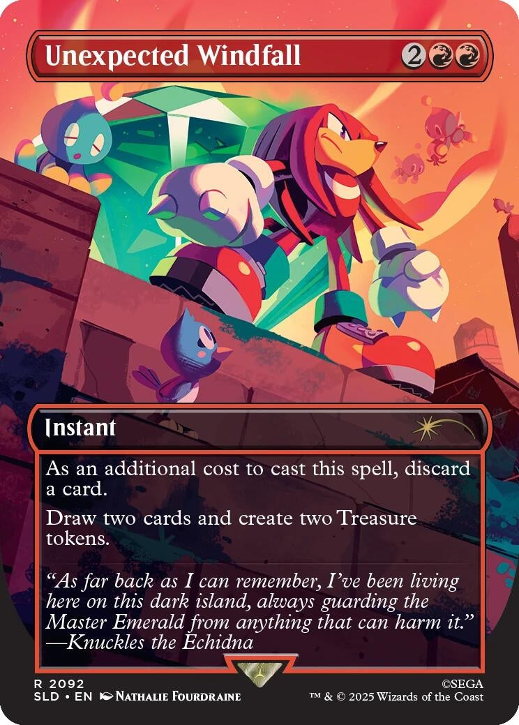 Image for Unexpected Windfall (2092) (2092) (SLD) - Magic: The Gathering