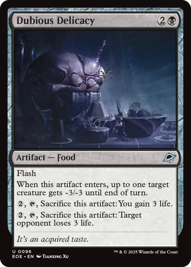 Image for Dubious Delicacy (96) (EOE) - Magic: The Gathering