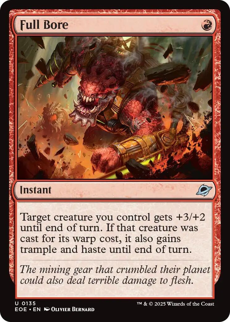 Image for Full Bore (135) (EOE) - Magic: The Gathering
