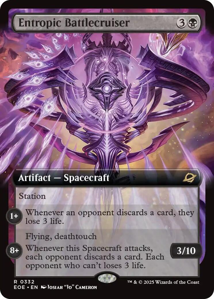 Image for Entropic Battlecruiser (Extended Art) (332) (EOE) - Magic: The Gathering